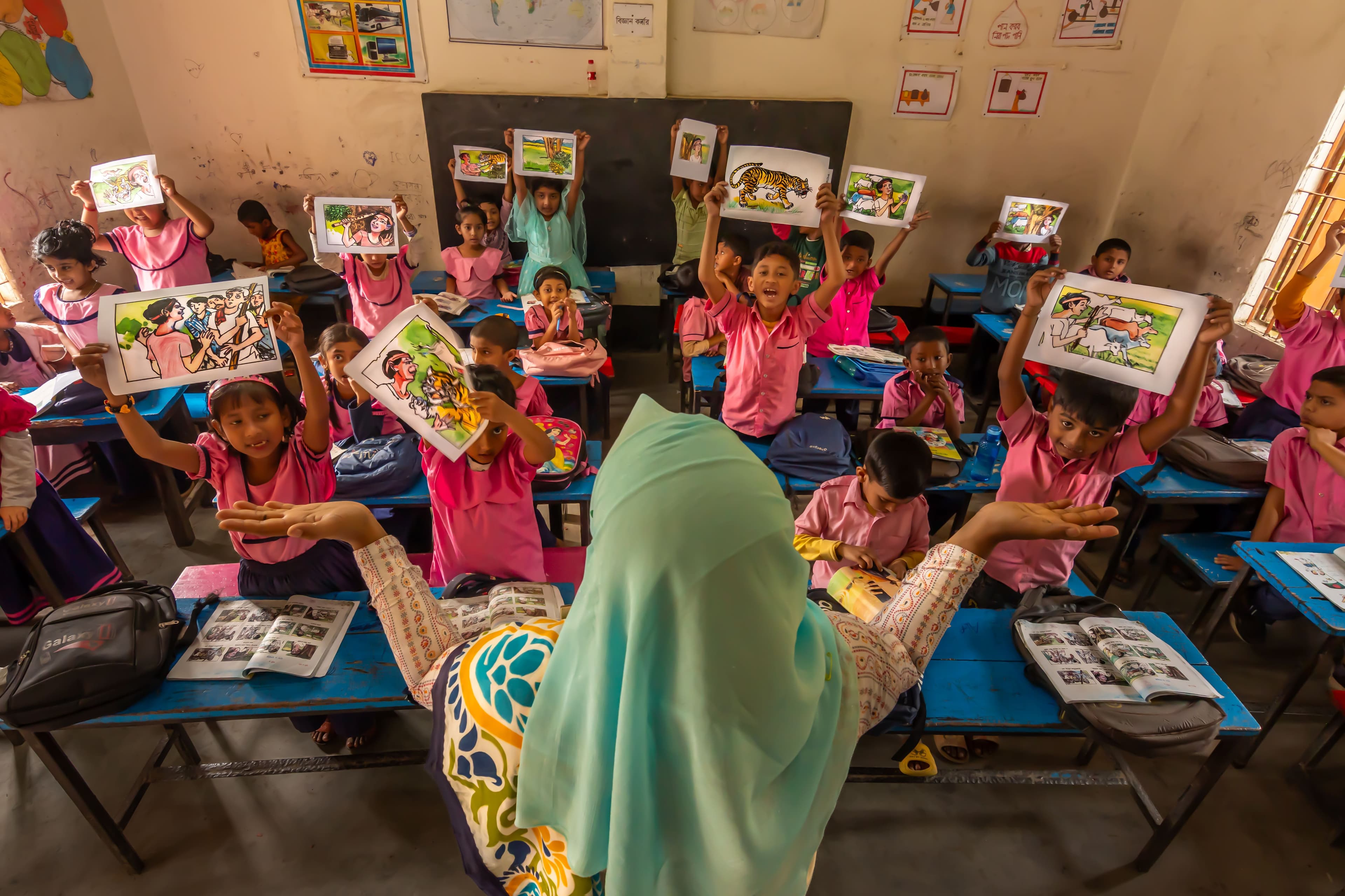 Children in education programs